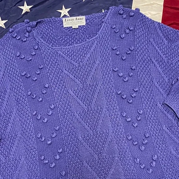 Vintage Hand Knitted in Ireland Lizzy Anne Sweater - Picture 4 of 4